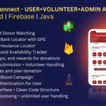Blood Connect - USER+ Volunteer+ Admin App - Best Blood Management App