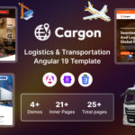 Cargon - Angular 19 Logistics, Cargo & Transportation Template