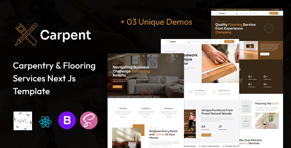 Carpent | Carpentry, Woodworking & Flooring Service React Next Js Template Carpent | Carpentry, Woodworking & Flooring Service React Next Js Template
