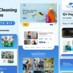 ClarityShine - Cleaning Service Company Elementor Template Kit