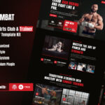 Combat - Martial Arts Club & Trainer Elementor Template Kit