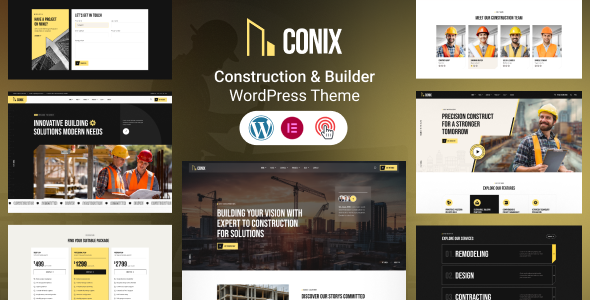Conix - Construction WordPress Theme Conix - Construction WordPress Theme