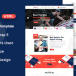 Coxprint - Printing Agency HTML Template