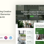Crealab - Coworking Creative Space Elementor Template Kit v1.0