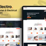 Electro - Electrician &Electrical Services Elementor Template Kit v1.0