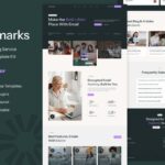 Emarks - Email Marketing Service Elementor Template Kit  v1.0