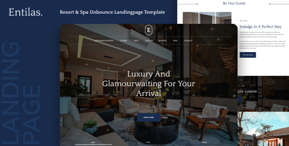 Entilas - Resort & Spa Unbounce Landingpage Template Entilas - Resort & Spa Unbounce Landingpage Template