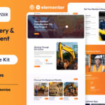 Equipzer - Machinery &Equipment Rentals Elementor Template Kit v1.0