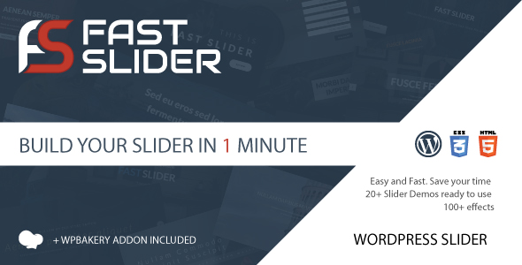 Fast Slider - Easy and Fast - Slider Plugin for Wordpress Fast Slider - Easy and Fast - Slider Plugin for Wordpress