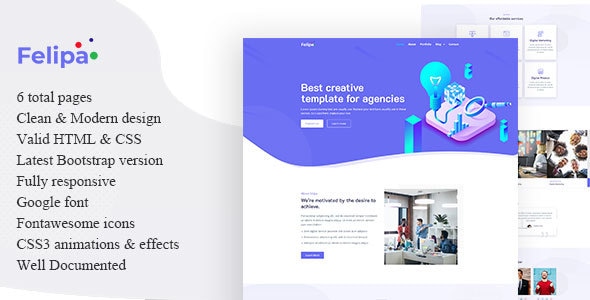 Felipa - Agency Template Felipa - Agency Template