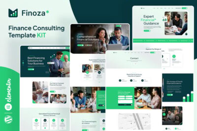 Finoza - Finance Consulting Elementor Template Kit