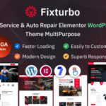 Fixturbo - Car Service & Auto Repair Elementor WordPress Theme MultiPurpose