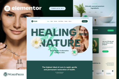 Flos - Alternative Medicine & Holistic Health Elementor Template Kit