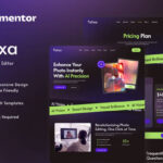 Fotixa - SaaS AI Photo App Website Elementor Template Kit