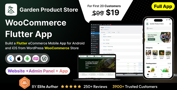 Garden Equipment Store App - E-commerce app in Flutter 3.x (Android, iOS) with WooCommerce Full App Garden Equipment Store App - E-commerce app in Flutter 3.x (Android, iOS) with WooCommerce Full App