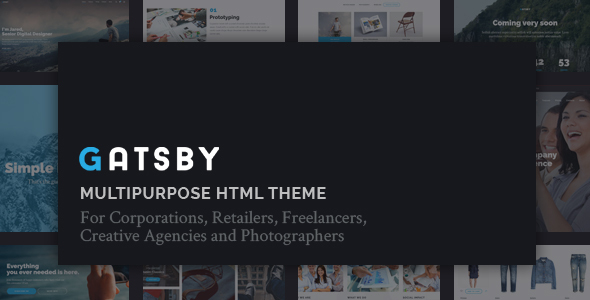 Gatsby - Business, Consulting, Agency, App Showcase, Portfolio HTML Theme Gatsby - Business, Consulting, Agency, App Showcase, Portfolio HTML Theme