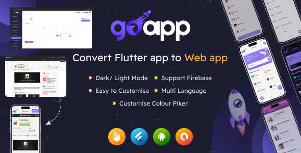 GoApp for Web to App Convertor Flutter + Admin Panel GoApp for Web to App Convertor Flutter + Admin Panel