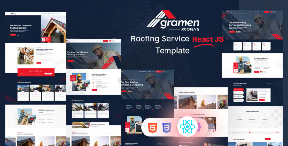 Gramen - Roofing Services React JS Template Gramen - Roofing Services React JS Template