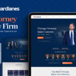 Guardianes - Attorney Law Firm Elementor Pro Template Kit v1.0