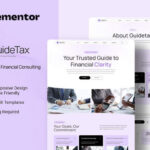 GuideTax - Tax Advisor & Financial Colsulting Elementor Template Kit