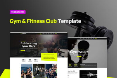 Gymracer - Hyrox Gym Elementor Pro Template Kit