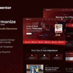 Harmonize - Recording Studio Elementor Template Kit