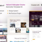 Helirent - Helicopter Charter Elementor Template Kit v1.0