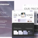 HRNest - HR Solutions Elementor Template Kit v1.0