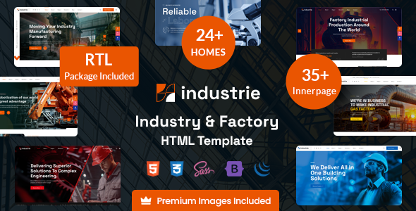Industrie - Factory & Industry HTML Template Industrie - Factory & Industry HTML Template
