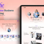 Julie - Feminine Business Coaching Elementor Template Kit