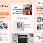 Kelpeye – Optometrist &Eye Care Elementor Template Kit v1.0