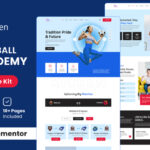Kicken - Football & Sports Academy Elementor Template Kit