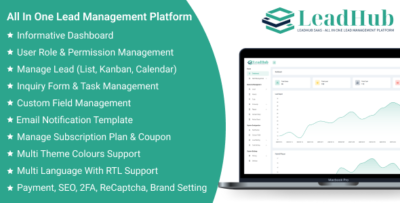 LeadHub SaaS - All In One Lead Management Platform