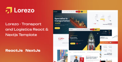 Lorezo - Transport and Logistics React & Nextjs Template