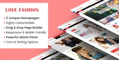 LoveFashion - Responsive Multipurpose Sections Drag & Drop Builder Shopify Theme