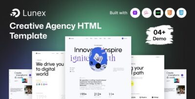 Lunex - Creative Agency HTML Template