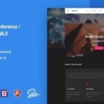 Mateve - Material Design Event / Conference / Concert HTML Template