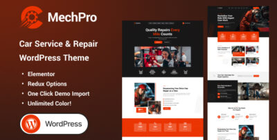 Mechpro - Car Service & Repair WordPress Theme