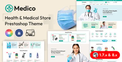 Medico - Pharmacy and Medical Store Prestashop Responsive Theme