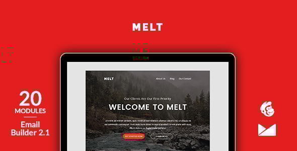 Melt Email Template + Online Emailbuilder 2.1 Melt Email Template + Online Emailbuilder 2.1