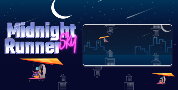 Midnight Sky Runner - HTML5 Arcade Game Midnight Sky Runner - HTML5 Arcade Game