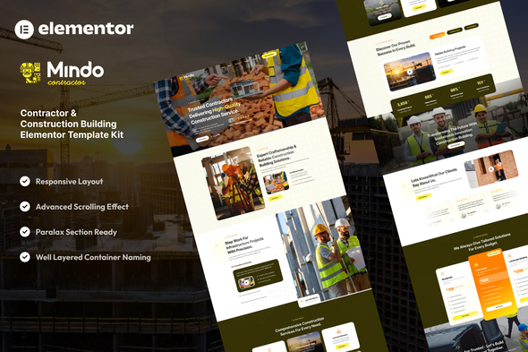 mindo-contractor-construction-building-elementor-template-kit.jpg Mindo - Contractor &Construction Building Elementor Template Kit v1.0 - Image 1
