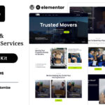 Miover - Packers &Movers Service Elementor Template Kit v1.0