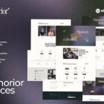 Monorior Space - Gradient Interior Elementor Template Kit v1.0