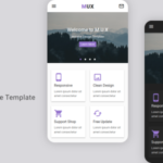 MUX - Material Design Web App UI Kit Mobile Template