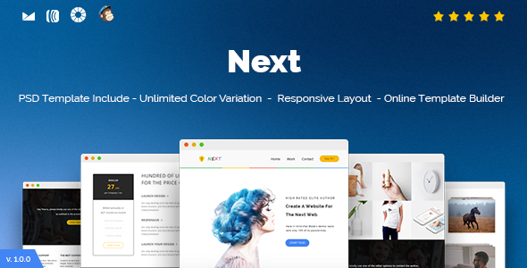 Next - Responsive Email and Newsletter Template Next - Responsive Email and Newsletter Template