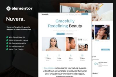 Nuvera - Plastic Surgery Clinic Elementor Template Kit