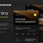 Ophira - Photography Portfolio Elementor Template Kit