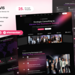 Optivis - Consulting & Business Advisor Elementor Template Kit