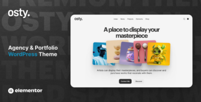 Osty - Creative Agency and Portfolio Theme